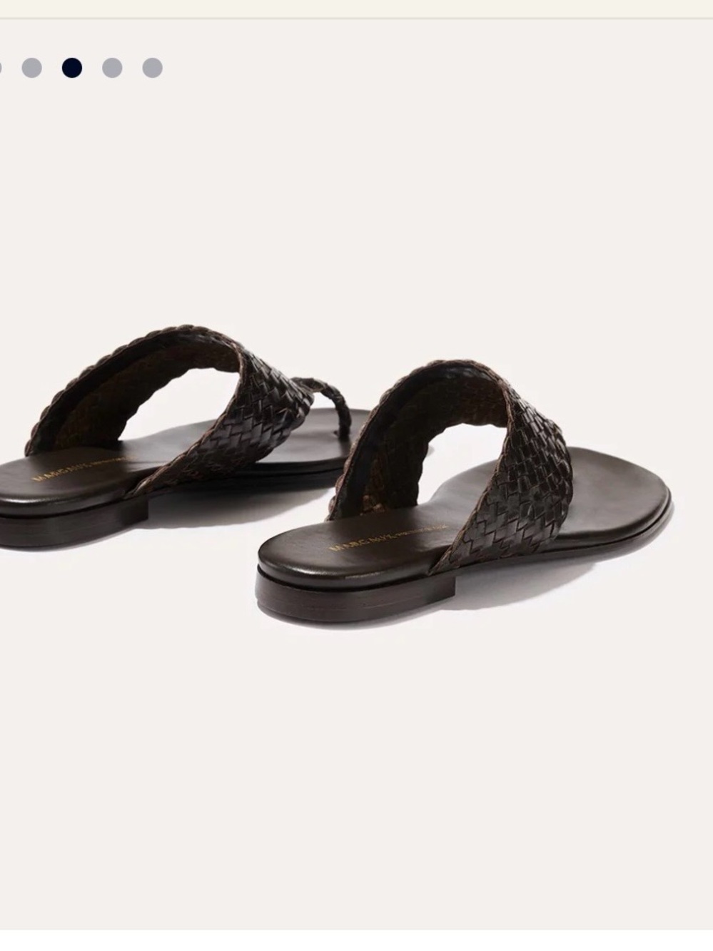 Margaux The Deia in Woven Espresso Leather - Picture 5 of 6
